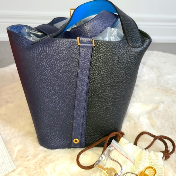 💯 NWT- Rare HERMES Picotin 18 Lock Casaque 2 - Picture 2 of 8